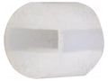 Spacer sleeve; LED; Øout: 4mm; ØLED: 3mm; L: 3.5mm; natural; UL94V-2 FIX&FASTEN FIX-LEDS-3.5