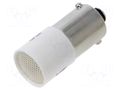 LED lamp; white; BA9S,T10; 230VDC; 230VAC; plastic; -20÷60°C CML INNOVATIVE TECHNOLOGIES 1882423W