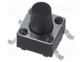 Microswitch TACT; SPST; Pos: 2; 0.05A/12VDC; SMT; 1.57N; 6x6x3.5mm CONNFLY TACT4203-14160-R