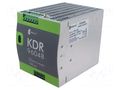 Power supply: switching; 960W; for DIN rail mounting; OUT: 1; KDR BREVE TUFVASSONS KDR-96048