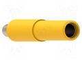 Adapter; 36A; 60V; 30VAC; yellow; Plating: nickel plated; 6mm ELECTRO-PJP PJPADASPM4-J