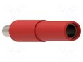 Adapter; 36A; 60V; 30VAC; red; Plating: nickel plated; 8mm ELECTRO-PJP PJPADASPM3.5/8-R
