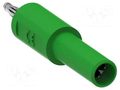 Adapter; green; 60VDC; 36A; 46mm; Type: non-insulated; 30VAC ELECTRO-PJP PJPADA204-V