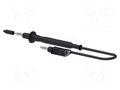 Test lead; 60VDC; 30VAC; 12A; probe tip,banana plug 4mm; Len: 1m ELECTRO-PJP PJP4110-D4-100N