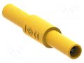 Adapter; yellow; 36A; Type: insulated ELECTRO-PJP PJP3310-IEC-J