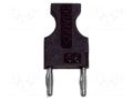 Connector: 2mm fork terminals; plug; 10A; 30VAC; 60VDC; black; 34mm ELECTRO-PJP PJP227-12-N