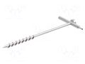 Probe: for measuring earth resistance; silver; 0.42mm; thread ELECTRO-PJP PJP2223DRILL