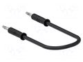 Test lead; 60VDC; 30VAC; 6A; banana plug 2mm,both sides; Len: 0.5m ELECTRO-PJP PJP212-50N