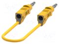 Test lead; 60VDC; 30VAC; 20A; banana plug 4mm,both sides; Len: 2m ELECTRO-PJP PJP2112-200J