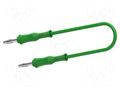 Test lead; 60VDC; 30VAC; 12A; probe tip,banana plug 4mm; Len: 1m ELECTRO-PJP PJP2010-100V