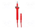 Test leads; 1kV; 20A; probe tip x2,banana plug 4mm x2; Len: 1.5m HT INSTRUMENTS HTI-HA471701