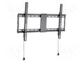 Holder; for wall mounting; 70kg; 37÷80"; black; permanent GEMBIRD WM-80F-01