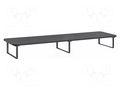 Monitor stand; 20kg; plastic,steel; 1000x260x122mm; monitor x2 GEMBIRD MS-TABLE2-01