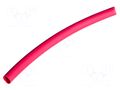 Heat shrink sleeve; thin walled,flexible; 2: 1; 6.4mm; red; reel HELLERMANNTYTON TF21-6.4/3.2RD60
