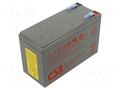 Re-battery: acid-lead; 12V; 7.2Ah; AGM; maintenance-free CSB BATTERY ACCU-XTV1272F2