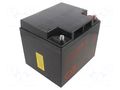 Re-battery: acid-lead; 12V; 40Ah; AGM; maintenance-free CSB BATTERY ACCU-GPL12400