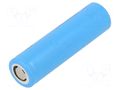 Re-battery: Li-Ion; MR18650; 3.6V; 2550mAh; Ø18.4x65.1mm; 7.6A EVE BATTERY ACCU-ICR18650-26V
