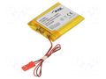 Re-battery: Li-Po; 3.7V; 1800mAh; cables,JST SYP-02T-1 socket AKYGA BATTERY AKY-LP804050