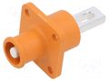 Connector: DC supply; socket; ES-120A; 1.5kV; PIN: 1; screw; 25mm2 DEGSON ELECTRONICS ESS-120A-25-B-OR