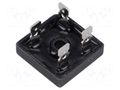 Bridge rectifier: single-phase; Urmax: 400V; Ufmax: 1.1V; If: 25A VISHAY GBPC2504-E4/51