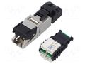 Connector: RJ45; plug; PIN: 8; Cat: 6a; unshielded; gold-plated; 8p8c TELEGÄRTNER J00026A2112