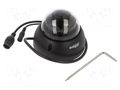 Camera: CCTV IP; Dim: Ø109.9x81mm; black; -40÷60°C; IP67; 12VDC DAHUA 6923172578662