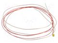 LED; white warm; 120°; 2700-3300K; 1.6x0.8x0.6mm; Leads: leads x2 OPTOSUPPLY OSM50603F-1MA-W25
