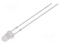 LED; orange; 3mm; 150÷220mcd; 60°; Front: convex; 2.1÷2.6VDC; round OPTOSUPPLY OSO5JA3162A