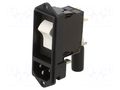 Connector: AC supply; socket; male; 20A; 250VAC; C20 (I); EF11 SCHURTER EF11.0035.0010.01