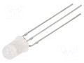 LED; yellow/green; 5mm; 40°; Front: convex; 2÷2.8/2.1÷2.8VDC BIVAR 5BC-3-Y/G-CA-F