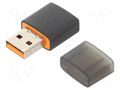 PC extension card: WiFi network; USB A plug; USB 2.0; black BASEUS BS-OH169