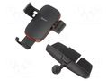 Car holder; black; mounted in CD slot; snapped-in BASEUS SUYL-J01