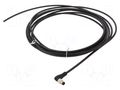 Cable: for sensors/automation; M8; PIN: 4; angled; 5m; plug; 60VDC BINDER 773403000050004-05