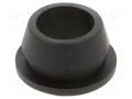 Grommet; Ømount.hole: 14mm; Øhole: 10mm; black; PVC; QFG-16223 ESSENTRA ESS-10316511
