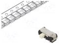 Switch: slide; Pos: 2; DPDT; 0.2A/12VDC; ON-ON; SMT; 8.5x3.5x3.5mm Nidec Copal Electronics CL-SB-22A-11T