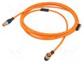 Cable: for sensors/automation; M12; PIN: 4; 4m; plug; 30VDC; 4A LUMBERG AUTOMATION LUMBERG-32580