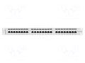 Patch panel; white; Number of ports: 24; Standard: 19"; Cat: 5e LANBERG PPS5-1024-S