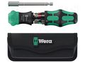 Kit: screwdriver; with ratchet; Phillips,Pozidriv®,slot,Torx® WERA WERA.05051520001