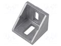 Angle bracket; for profiles; Width of the groove: 10mm; W: 38mm FATH FA-093W404N10