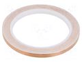 Tape: electrically conductive; W: 6mm; L: 16.5m; Thk: 0.066mm; UL510 3M 3M-1181-6