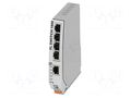 Switch Ethernet; unmanaged; Number of ports: 5; 9÷32VDC; RJ45 PHOENIX CONTACT 1085163