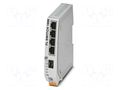 Switch Ethernet; unmanaged; Number of ports: 5; 9÷32VDC; IP30 PHOENIX CONTACT 1085177
