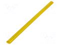 Heat shrink sleeve; glueless; 2: 1; 38mm; L: 1m; yellow-green RADPOL RCH1-38/19X1YG