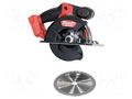 Battery cutting circular saw; metal; 3900rpm; 150mm; FUEL™ Milwaukee MW-M18FMCS-0X