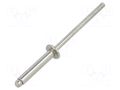 Rivet; A2 stainless steel; Rivet diam: 3mm; L.rivet: 16mm KRAFTBERG K3X16/ISO15983-A2