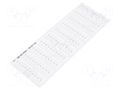 Label; white; slide TE Connectivity 1SNK148011R0000