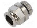 Push-in fitting; straight; -0.99÷20bar; nickel plated brass AIGNEP 57020-14-1/2