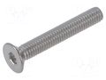 Screw; M3x20; Head: countersunk; hex key; HEX 2mm; DIN 7991 BOSSARD B3X20/BN616
