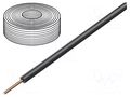 Wire; H07V-U; 2.5mm2; wire; Cu; PVC; black; 450V,750V; CPR: Eca ELTRIM H07V-U-250-BK