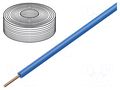 Wire; H07V-U; 10mm2; wire; Cu; PVC; blue; 450V,750V; 100m; CPR: Eca ELTRIM H07V-U-1000-BL
